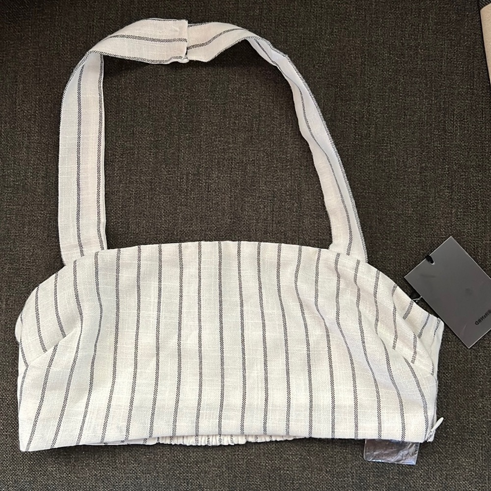 NWT NBD striped top XS